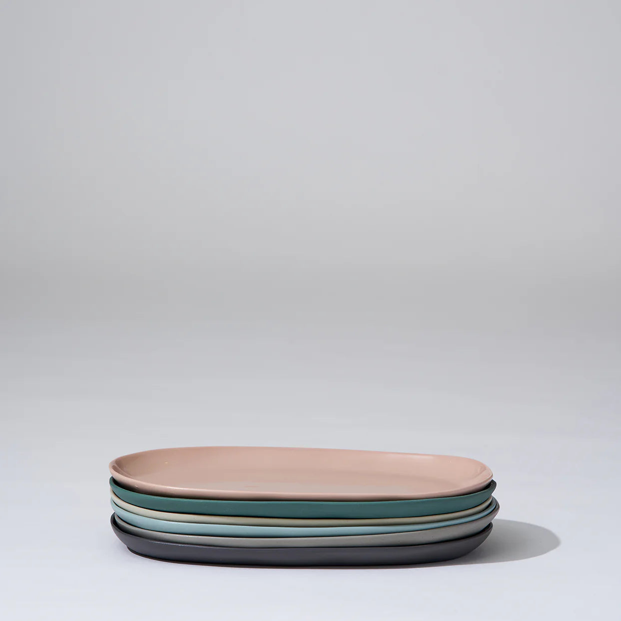 Marmoset Found | cloud oval plate | light blue | medium