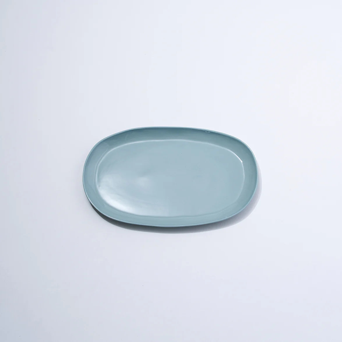 Marmoset Found | cloud oval plate | light blue | medium