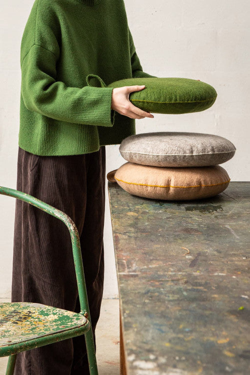Muskhane | nomad smartie cushion | light stone