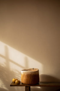 Muskhane | bicolour felt calabash | caramel natural | medium