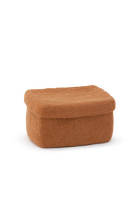 Muskhane | felt rectangulo box | caramel | small