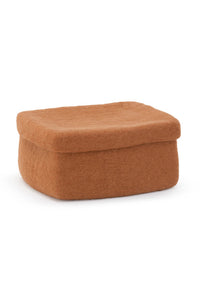 Muskhane | felt rectangulo box | caramel | large