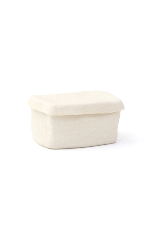 Muskhane | felt rectangulo box | natural | small
