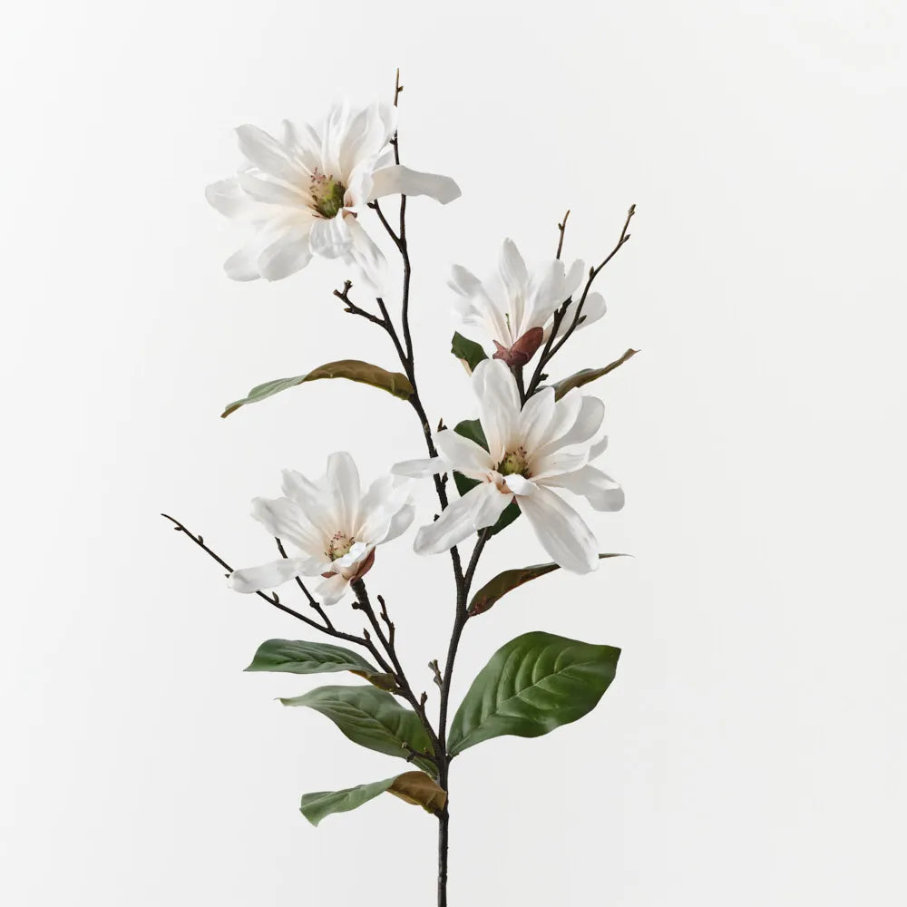 Floral Interiors | Magnolia Tree Spray | White