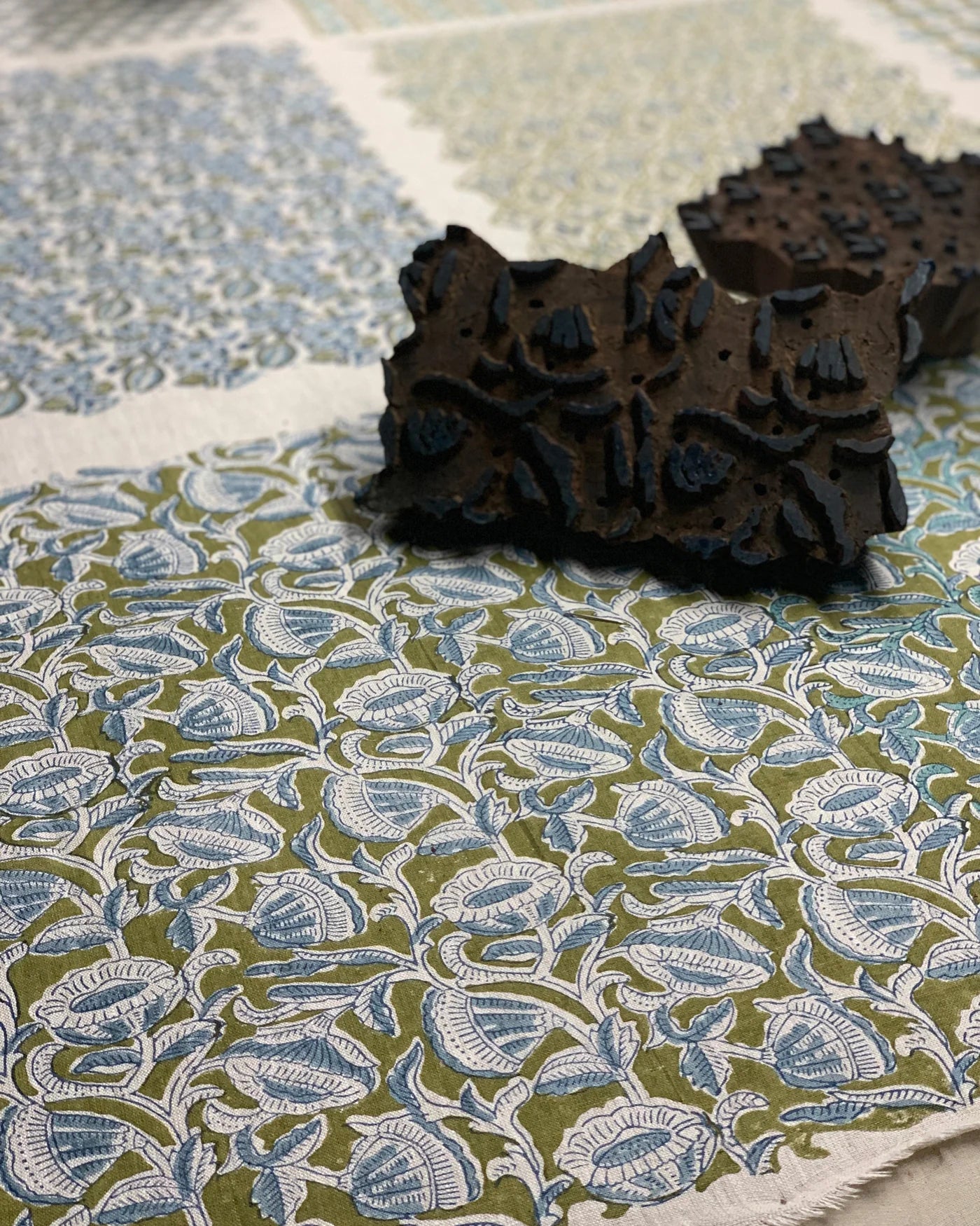 Walter G | cotton quilt | Marbella emerald