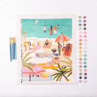 Paint Anywhere | Beach Day by Hebe Studio | Paint by Number Kit
