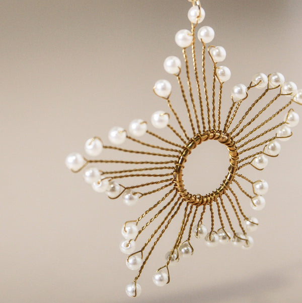 mondocherry - Indigo Love | celeste beaded decoration - side