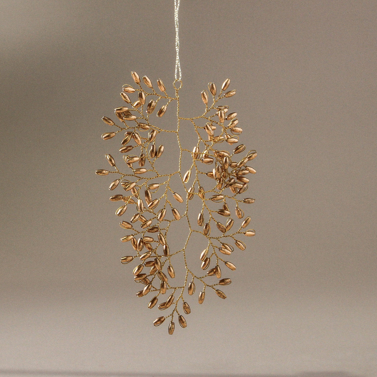 mondocherry - Indigo Love | flame tree beaded decoration