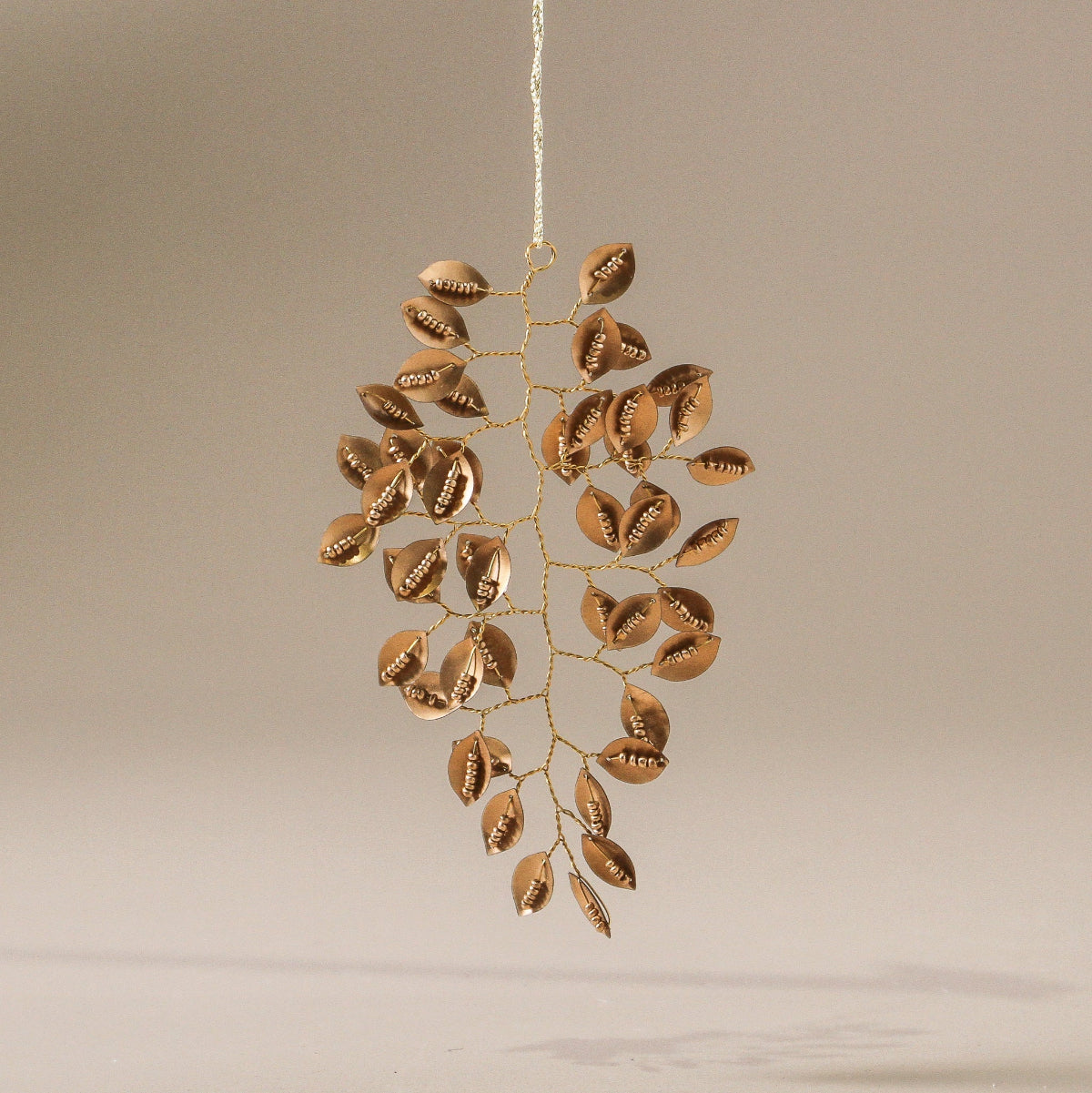 mondocherry - Indigo Love | flora sequinned decoration