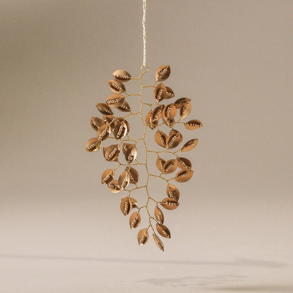 mondocherry - Indigo Love | flora sequinned decoration