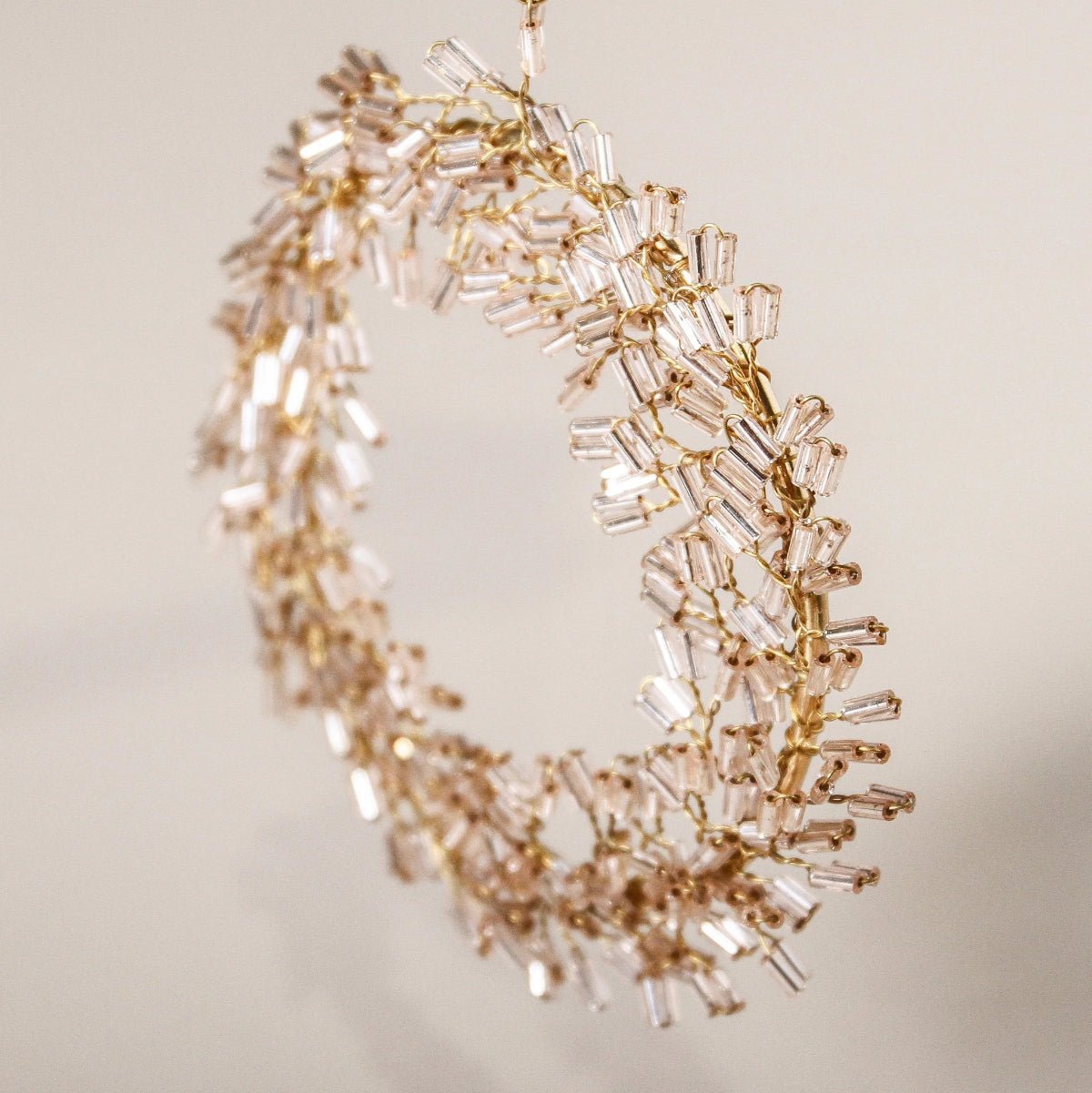 mondocherry - Indigo Love | halo beaded decoration - close