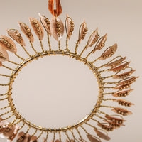 mondocherry - Indigo Love | hearth beaded decoration - close