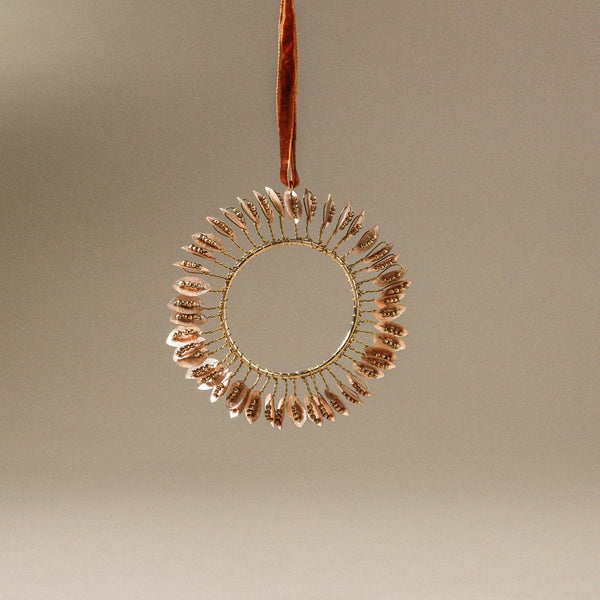 mondocherry - Indigo Love | hearth beaded decoration