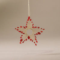 mondocherry - Indigo Love | starburst beaded decoration