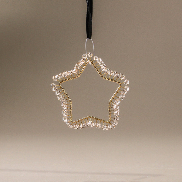 mondocherry - Indigo Love | starlet beaded decoration