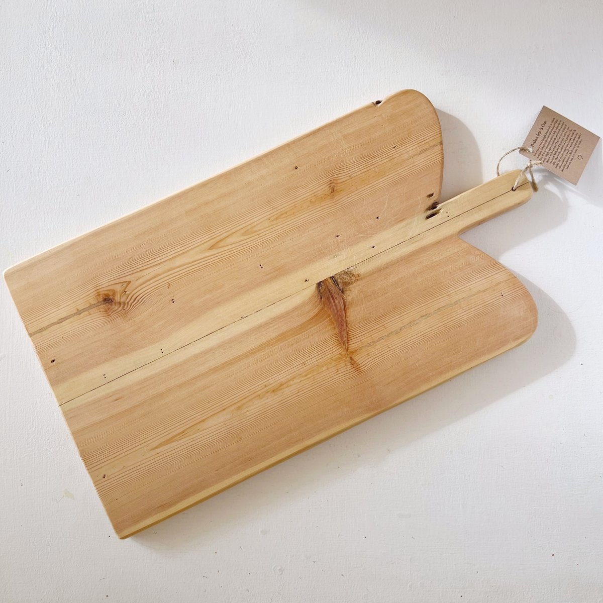mondocherry - Ivy Alice | wooden serving board with curved corners | Large - front