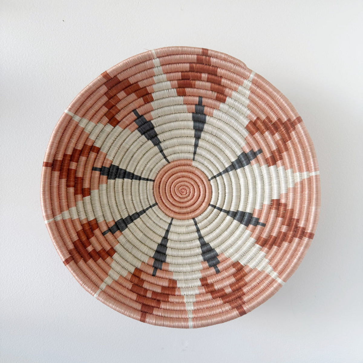 mondocherry - "Kwizera" African woven bowl | Large | apricot #1
