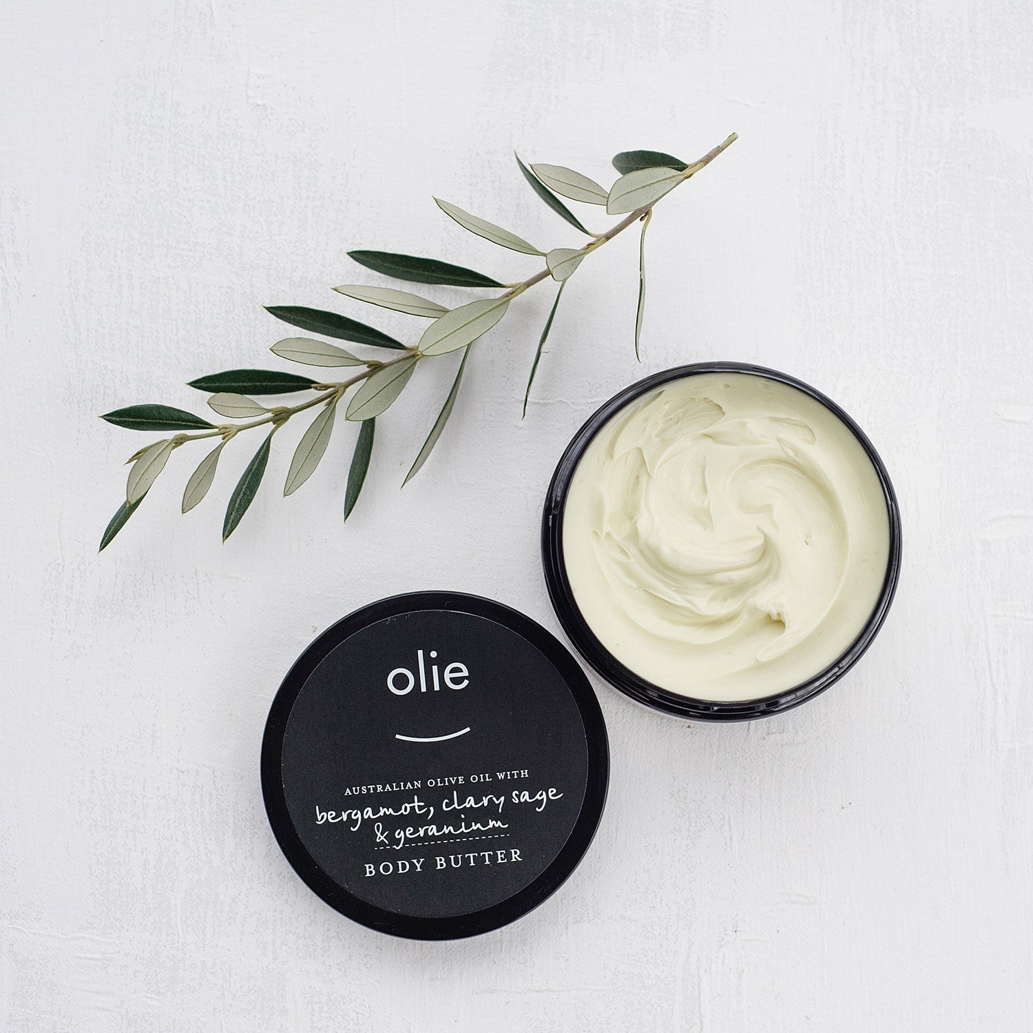 Olieve & Olie body butter | bergamot, clary sage, geranium