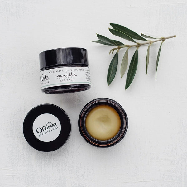 mondocherry - Olieve and Olie | lip balm | vanilla