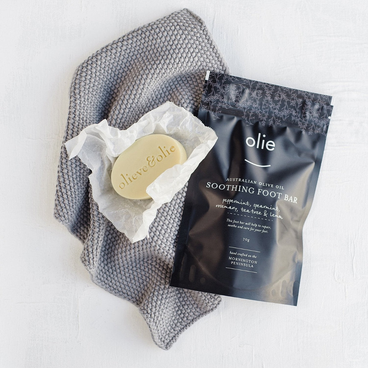 mondocherry - Olieve and Olie | soothing foot bar