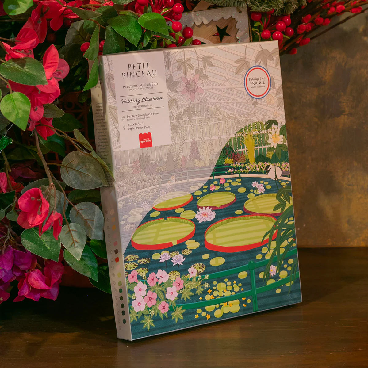 Petit Pinceau | Waterlilly Glasshouse | Paint by Number Kit - box