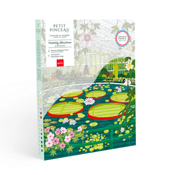 Petit Pinceau | Waterlilly Glasshouse | Paint by Number Kit