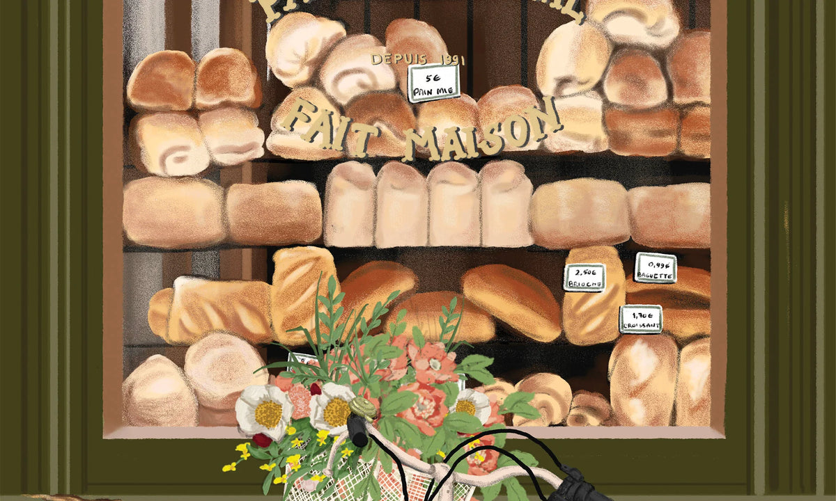Petit Pinceau | Parisian Boulangeries | Paint by Number Kit - zoom