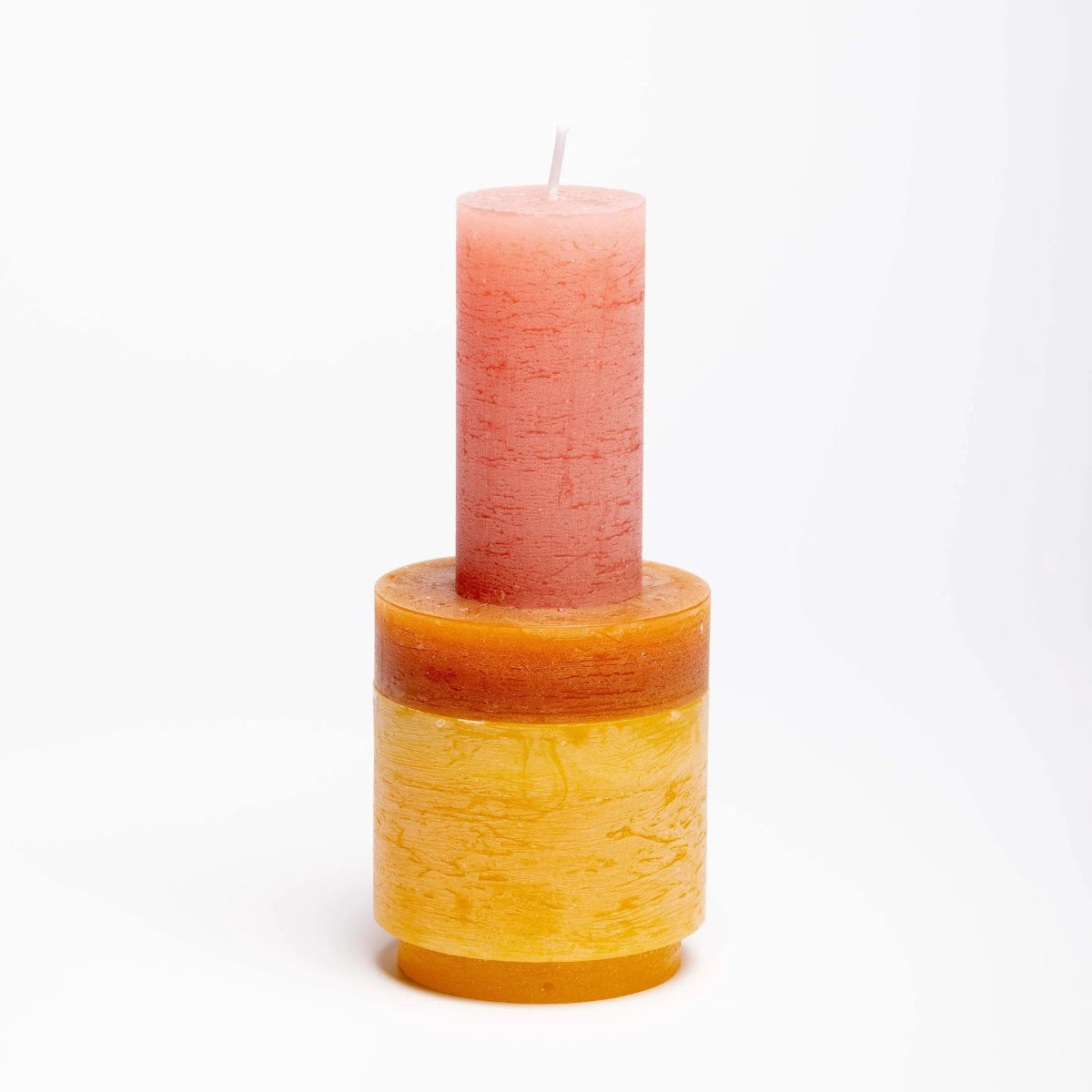 mondocherry Stan Editions | stackable candle | stack 02 | yellow