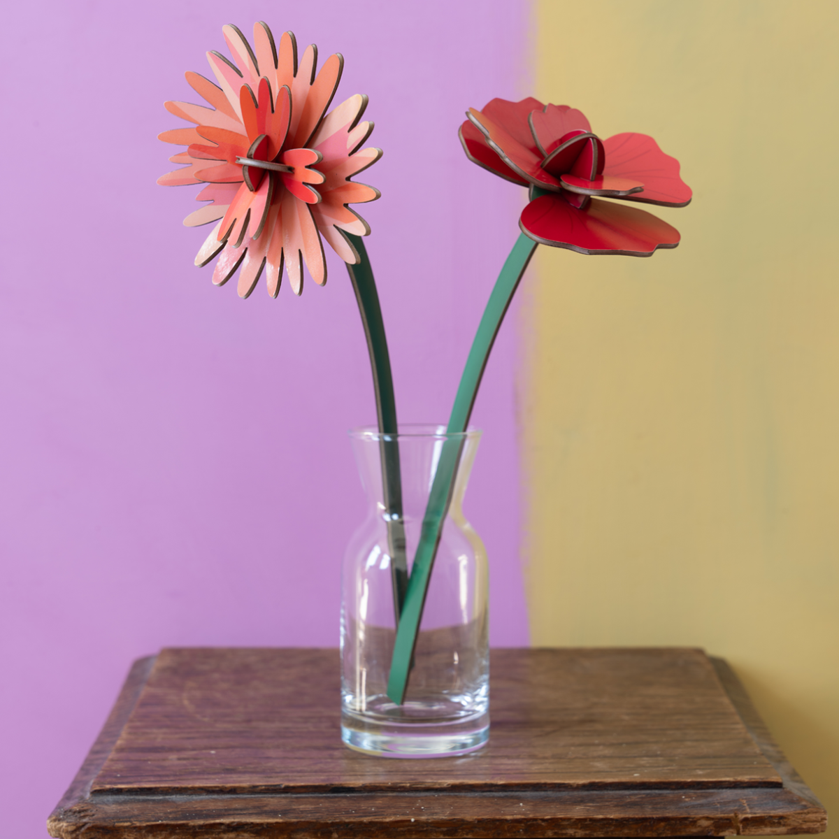 mondocherry - Studio Roof | everlasting flowers | orange dahlia - vase