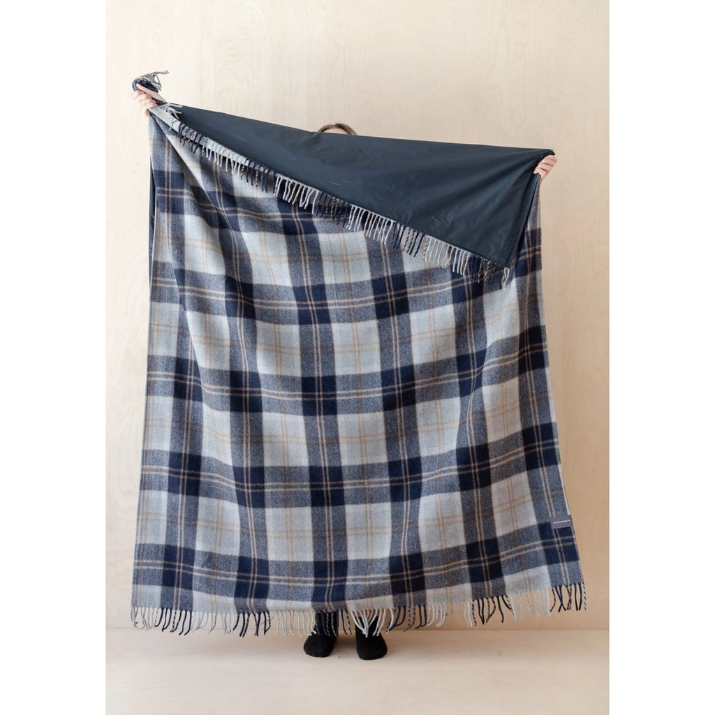 mondocherry - TBCo | recycled wool picnic blanket in bannockbane tartan