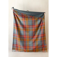 TBCo | recycled wool picnic blanket in buchanan antique tartan - open