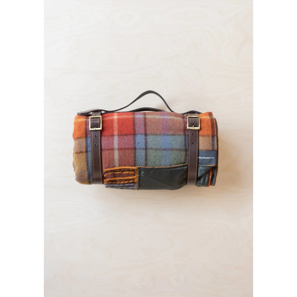 TBCo | recycled wool picnic blanket in buchanan antique tartan