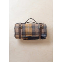 TBCo | recycled wool picnic blanket in buchanan natural tartan