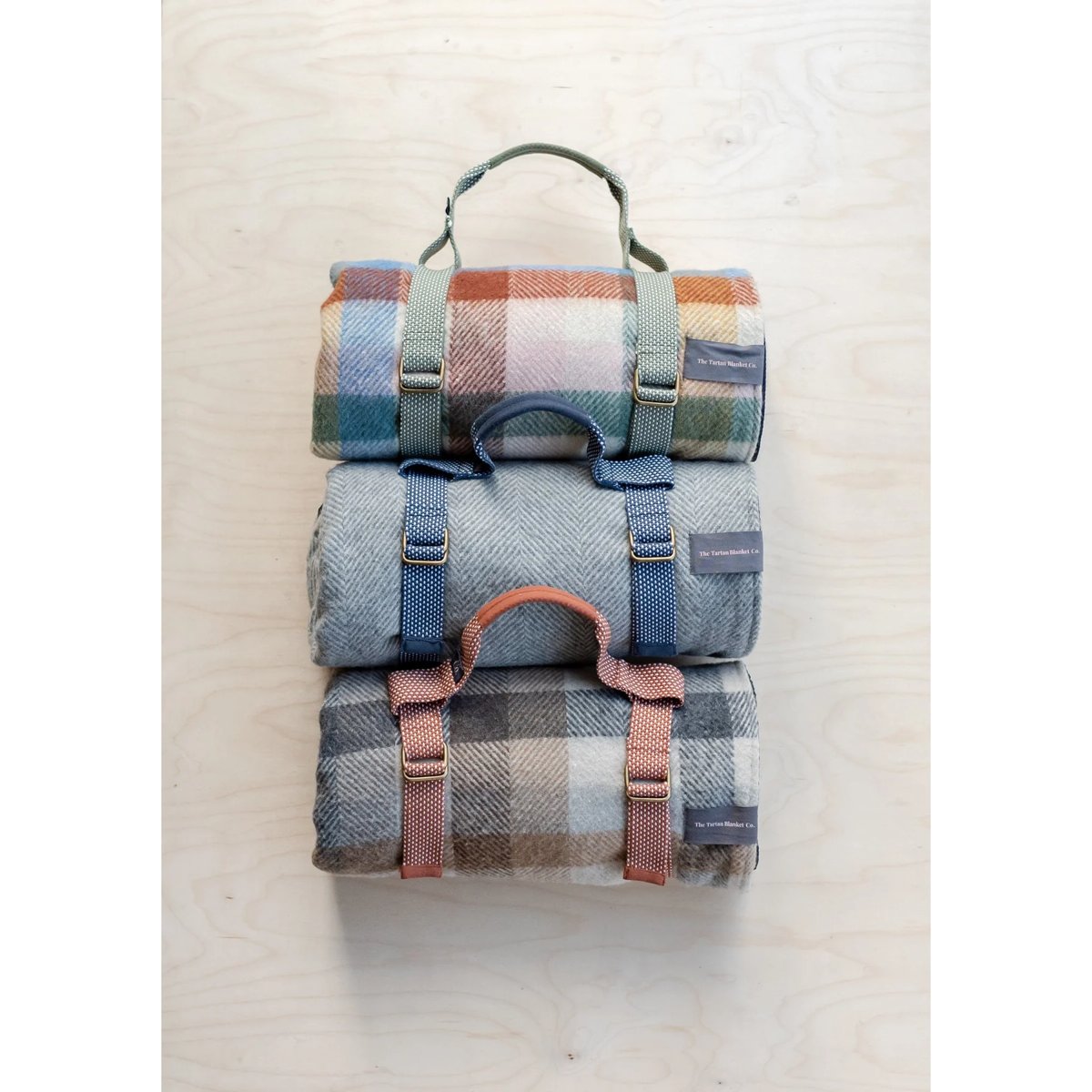 TBCo | recycled wool picnic blanket in stewart dress tartan - collection