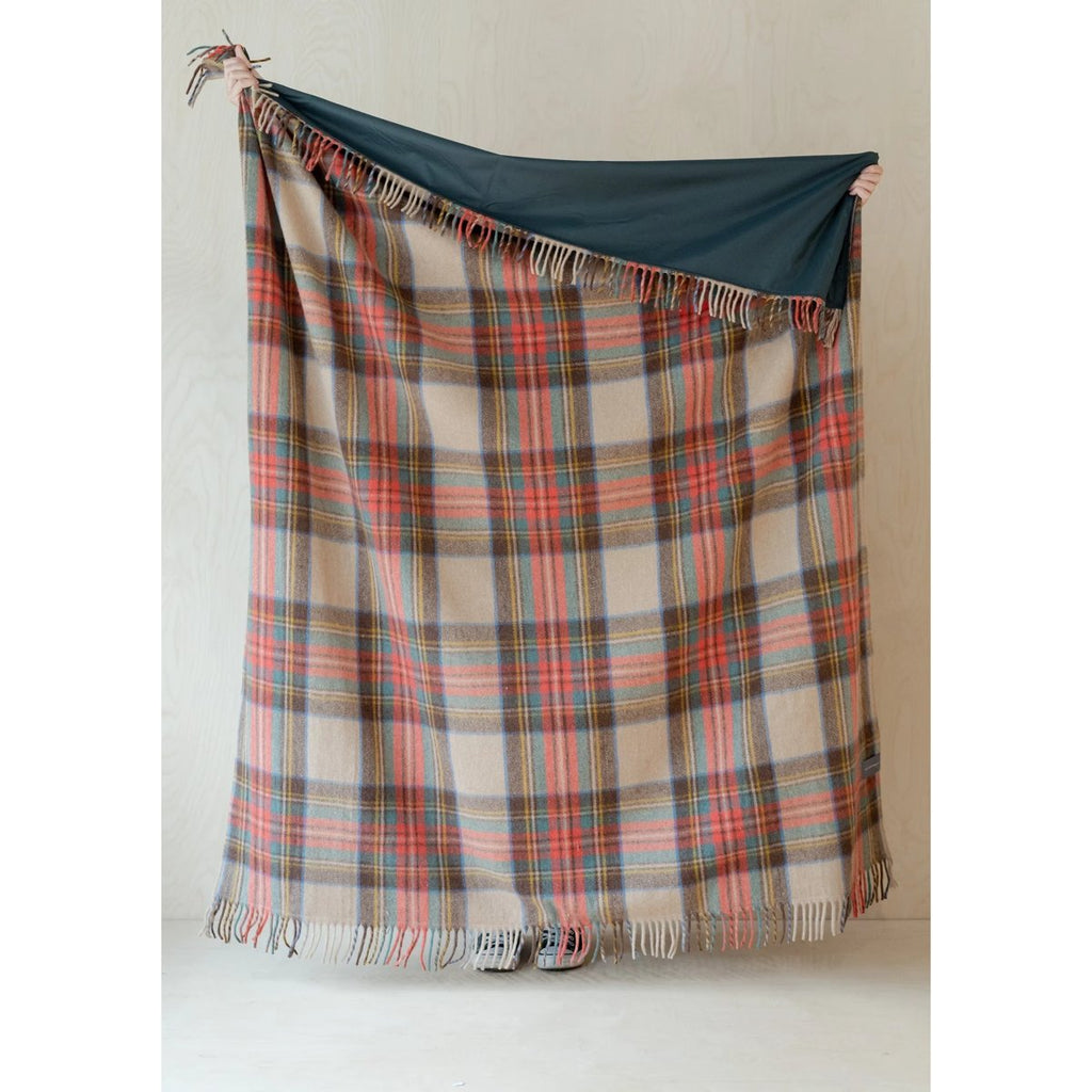 mondocherry - TBCo | recycled wool picnic blanket in stewart dress tartan