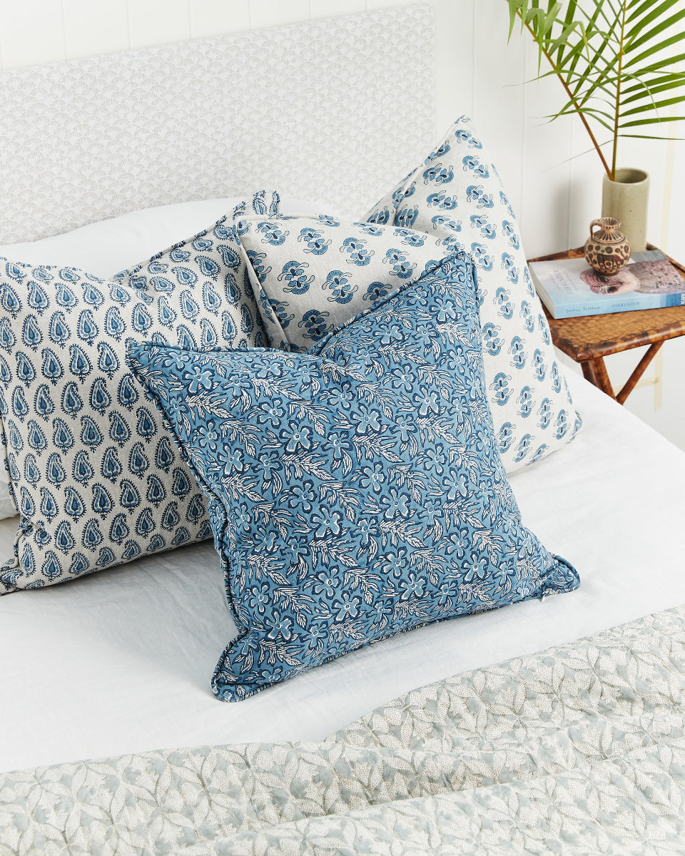 mondocherry - Walter G | cotton quilt | madhavi elm - on bed