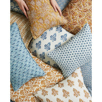 Walter G | ankara linen cushion | riviera - mondocherry - stack