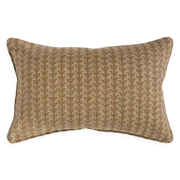 mondocherry - Walter G | aswan linen cushion | toffee