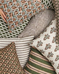 mondocherry - Walter G | buzios linen cushion | rosewood - pile