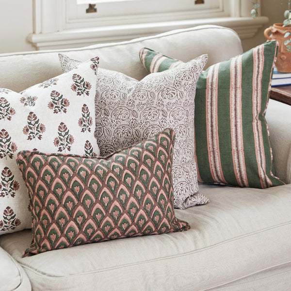 mondocherry - Walter G | buzios linen cushion | rosewood
