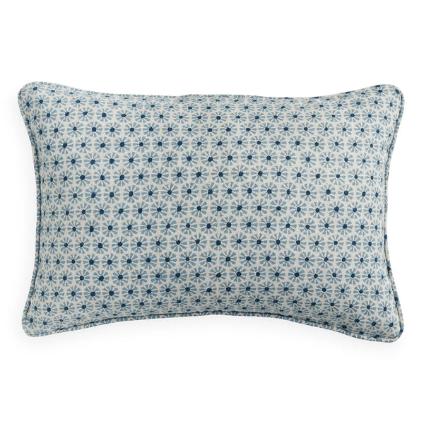 mondocherry - Walter G | etoile linen cushion | azure