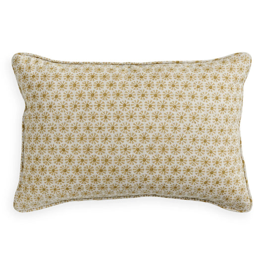 mondocherry - Walter G | etoile linen cushion | saffron