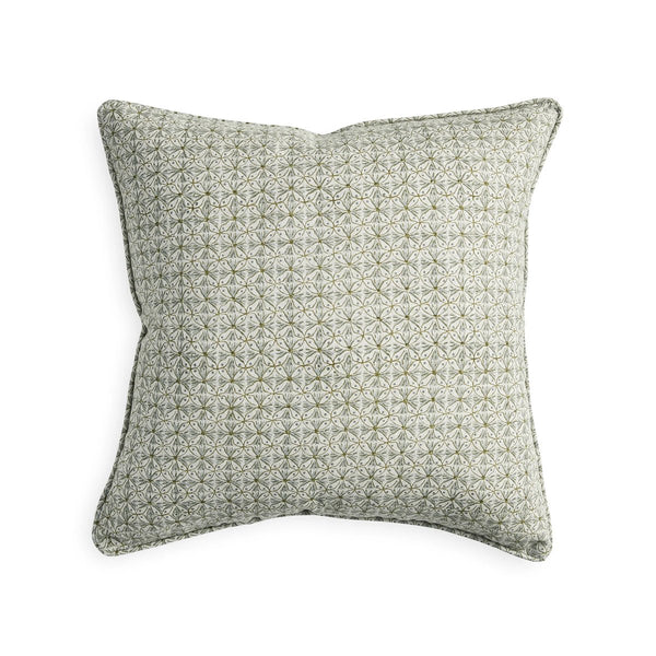 mondocherry - Walter G | girona linen cushion | celadon moss