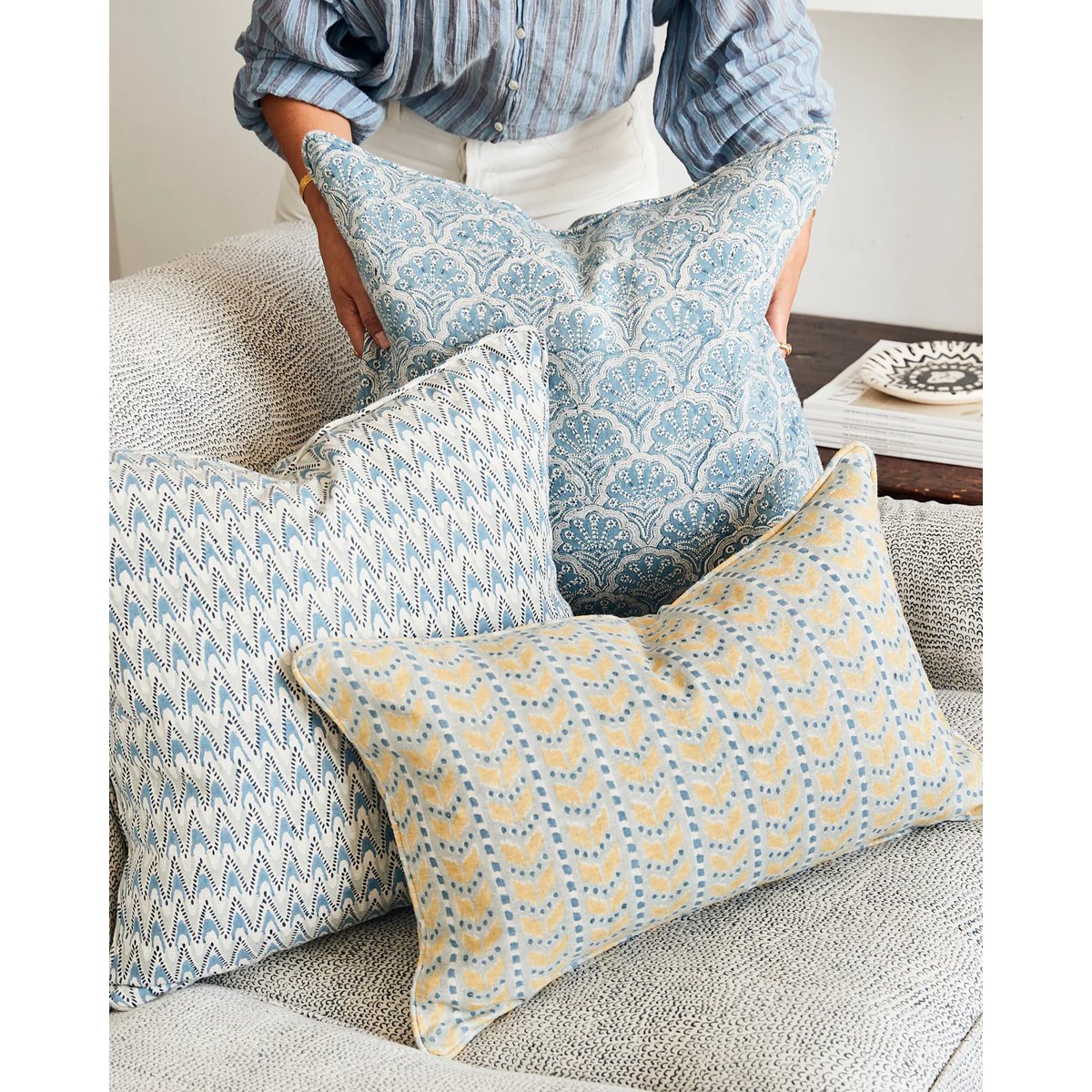 mondocherry - Walter G | hakone linen cushion | tahoe - styling