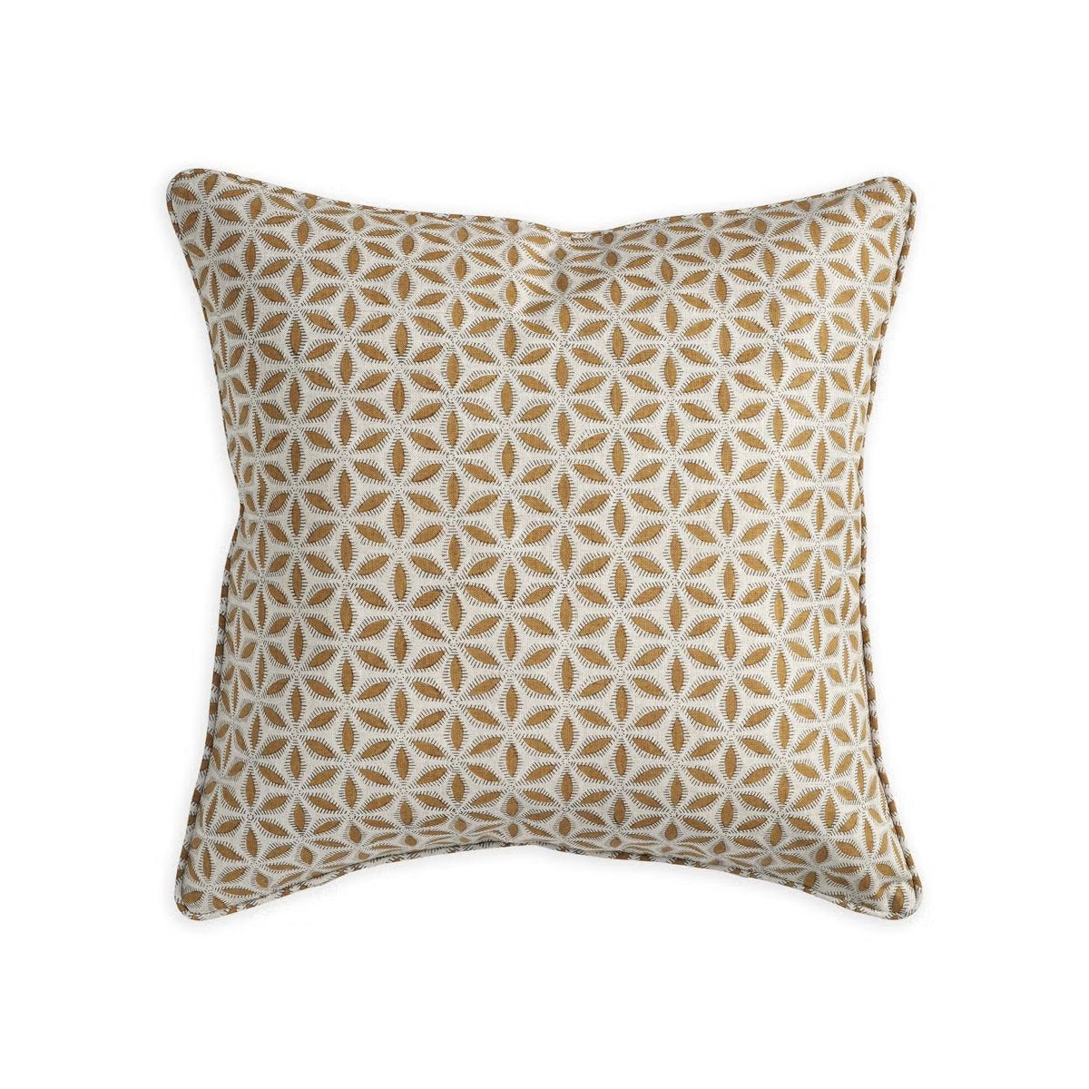 Walter G | hanami linen cushion | saffron