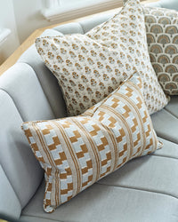 mondocherry - Walter G | kutch linen cushion | sahara