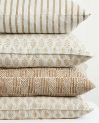 mondocherry - Walter G | kythira linen cushion | washed pista - stack