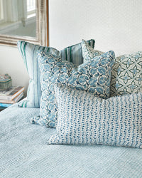 mondocherry - Walter G | lahore linen cushion | byzantine - bed