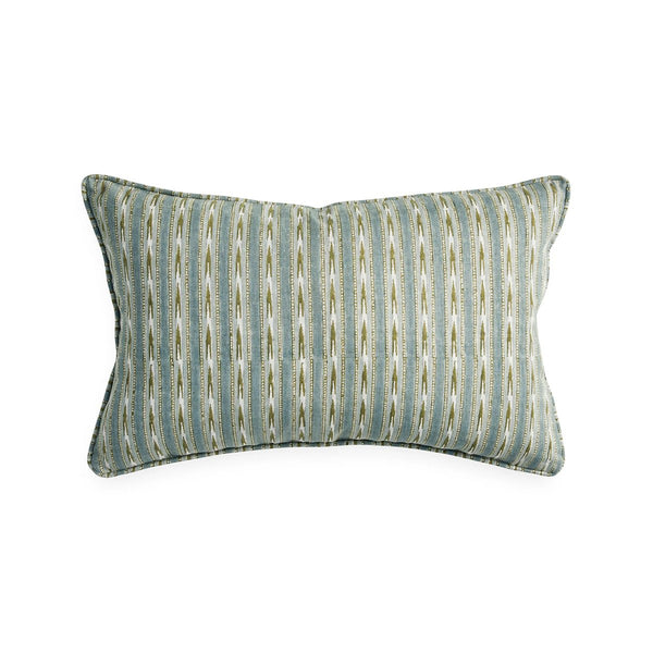 mondocherry - Walter G | mashru linen cushion | celadon moss