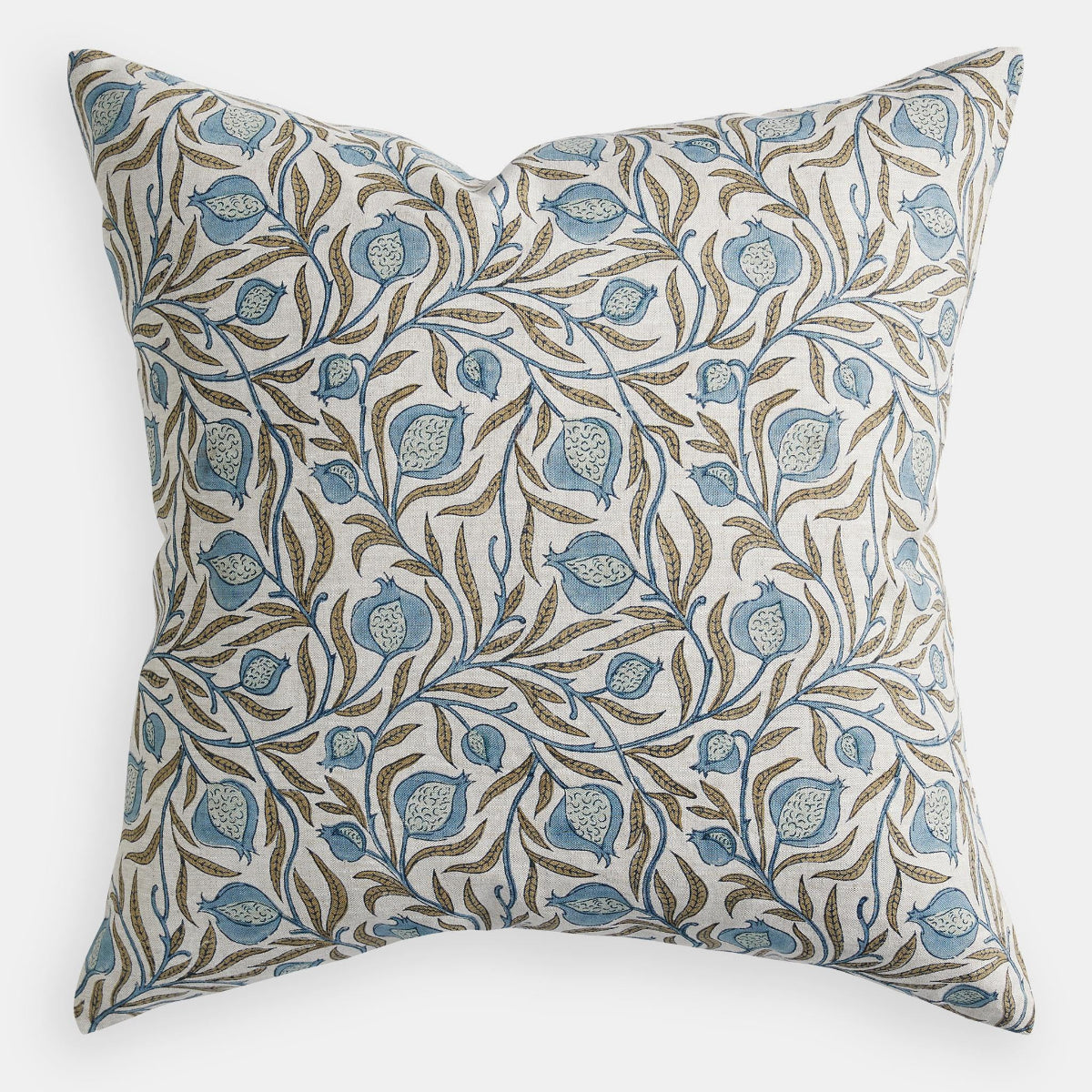mondocherry - Walter G | medusa linen cushion | fresh azure